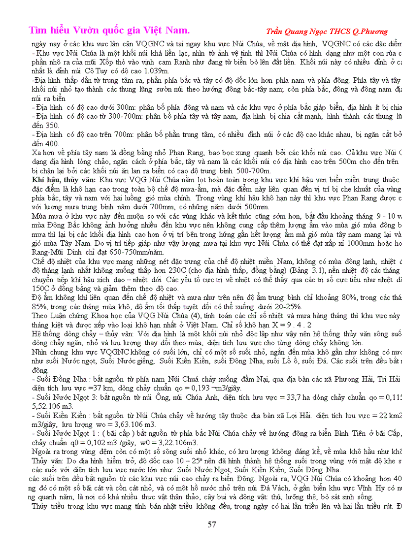 image for page Các vườn Quốc gia ở Việt Nam