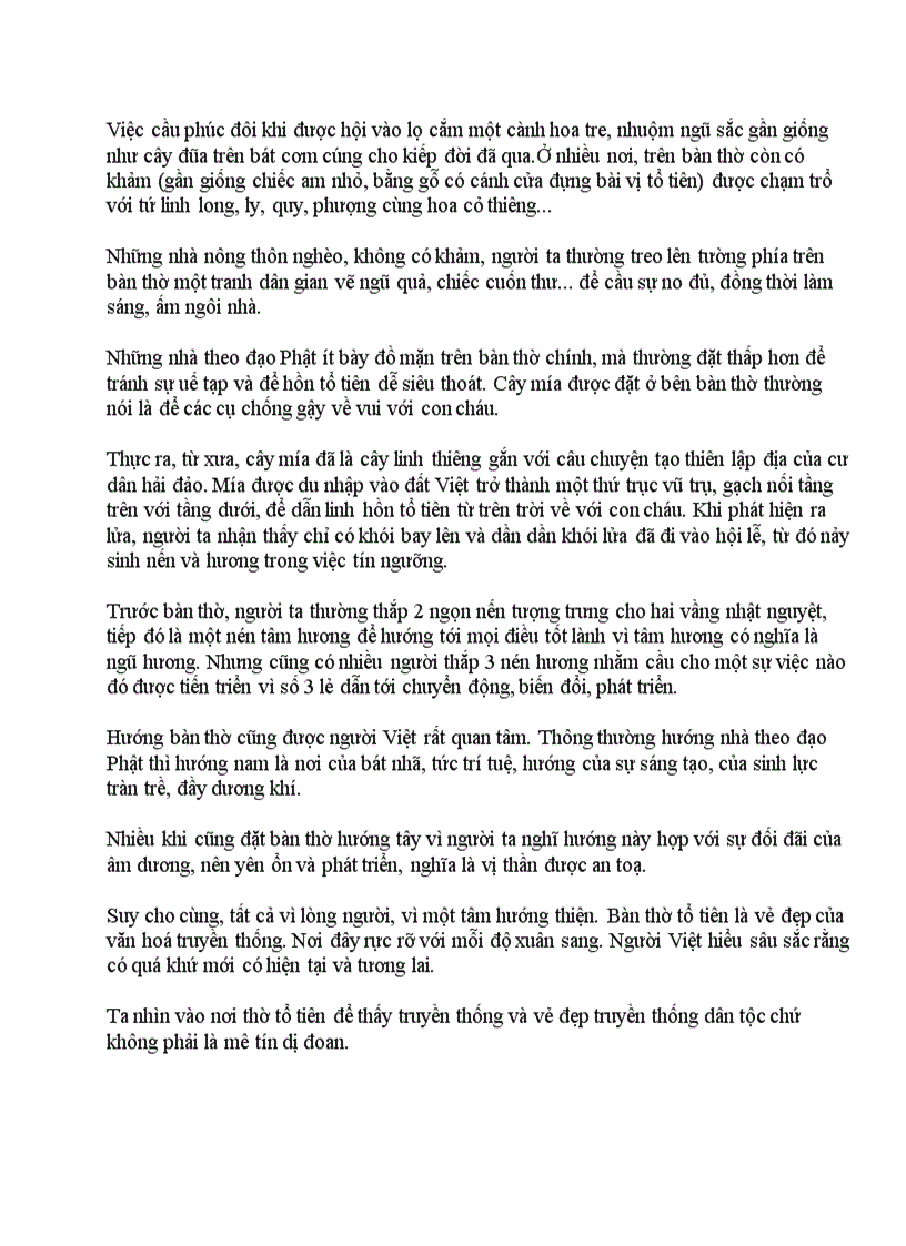 image for page Cách bày bàn thờ ngày tết