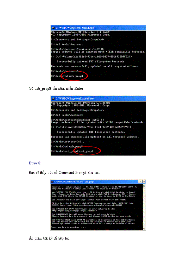 image for page Cách cài WIN XP từ USB