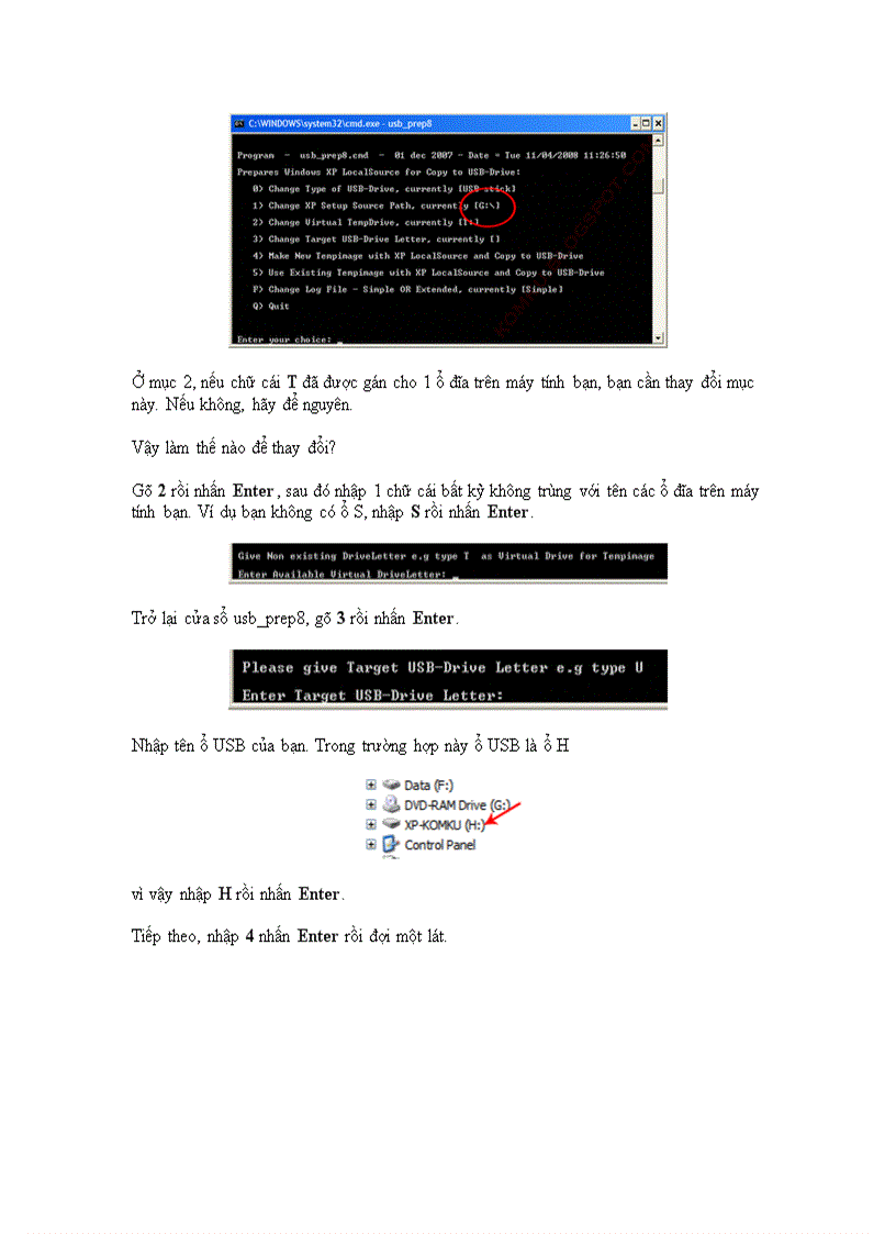 image for page Cách cài WIN XP từ USB