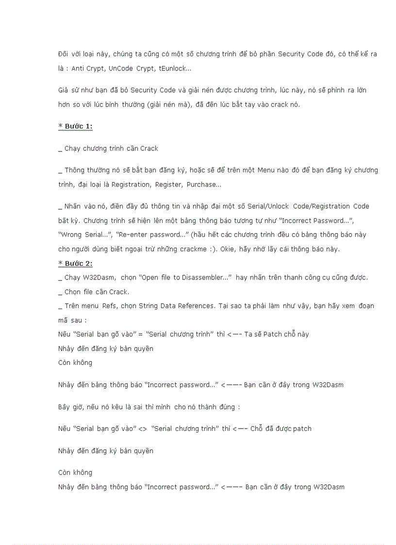 image for page Cach crack chuong trinh