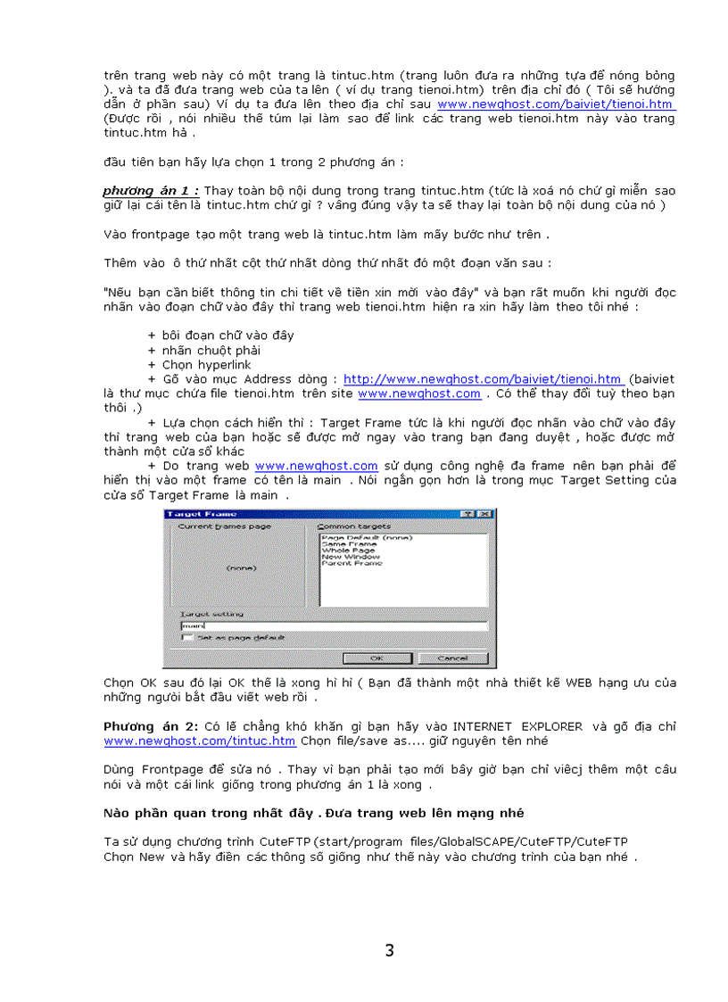 image for page Cách đưa một trang Web lên Internet