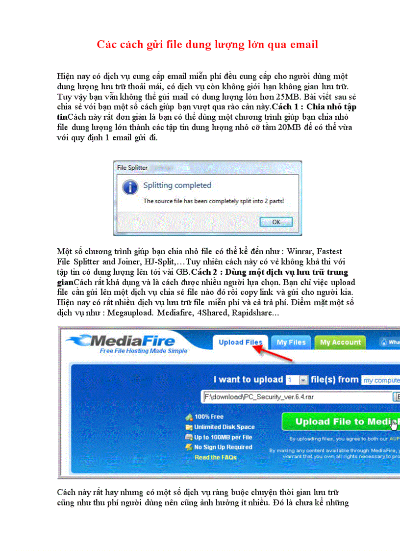 image for page Cách gửi gmail có dung lượng lớn