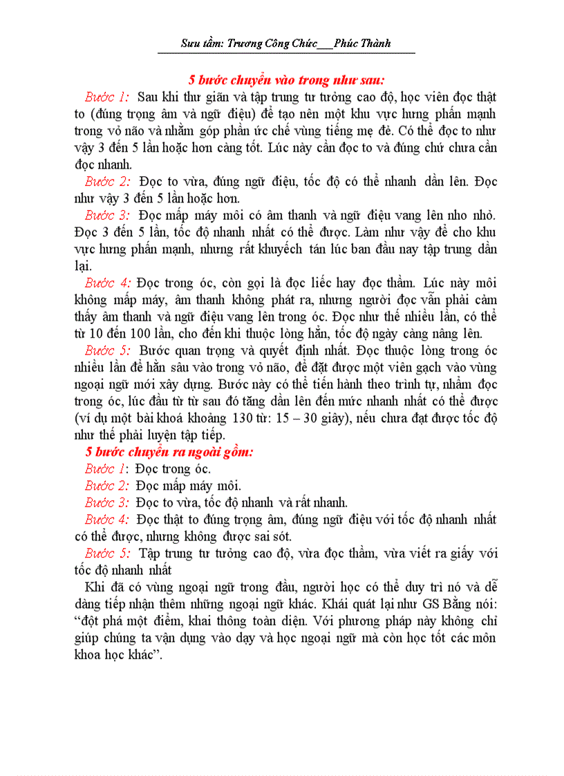 image for page Cách học ngoại ngữ