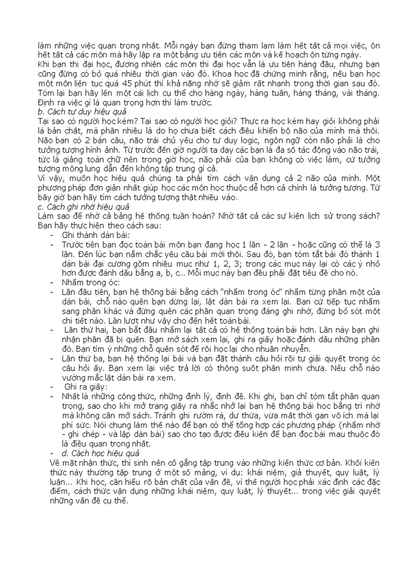 image for page Cách học và ôn thi hiệu quả