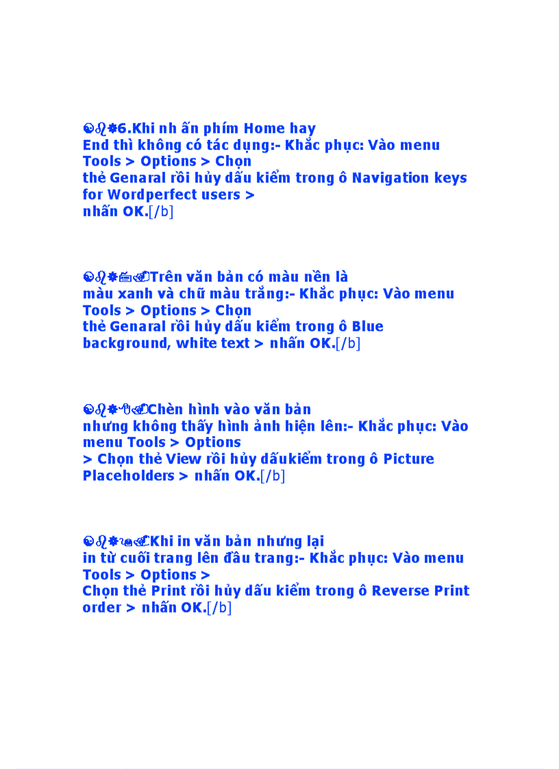 image for page Cách khắc phục lỗi khi soạn thảo văn bản trong word