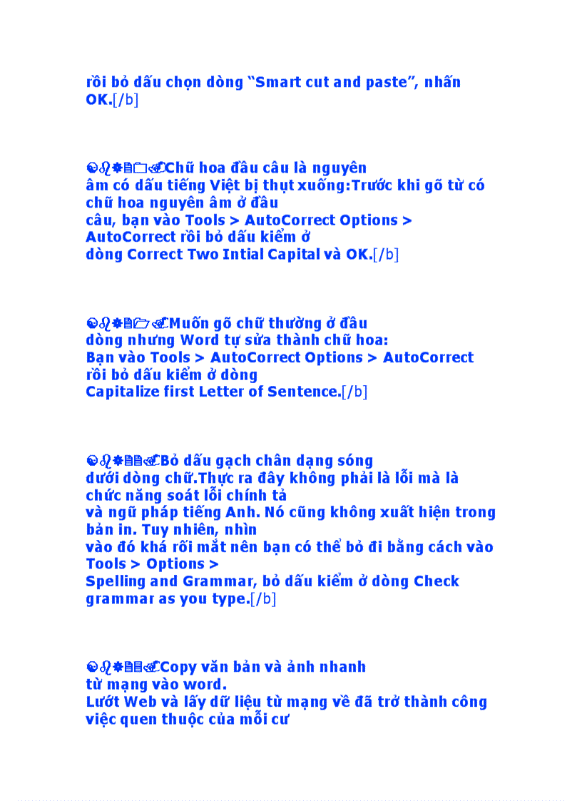 image for page Cách khắc phục lỗi khi soạn thảo văn bản trong word