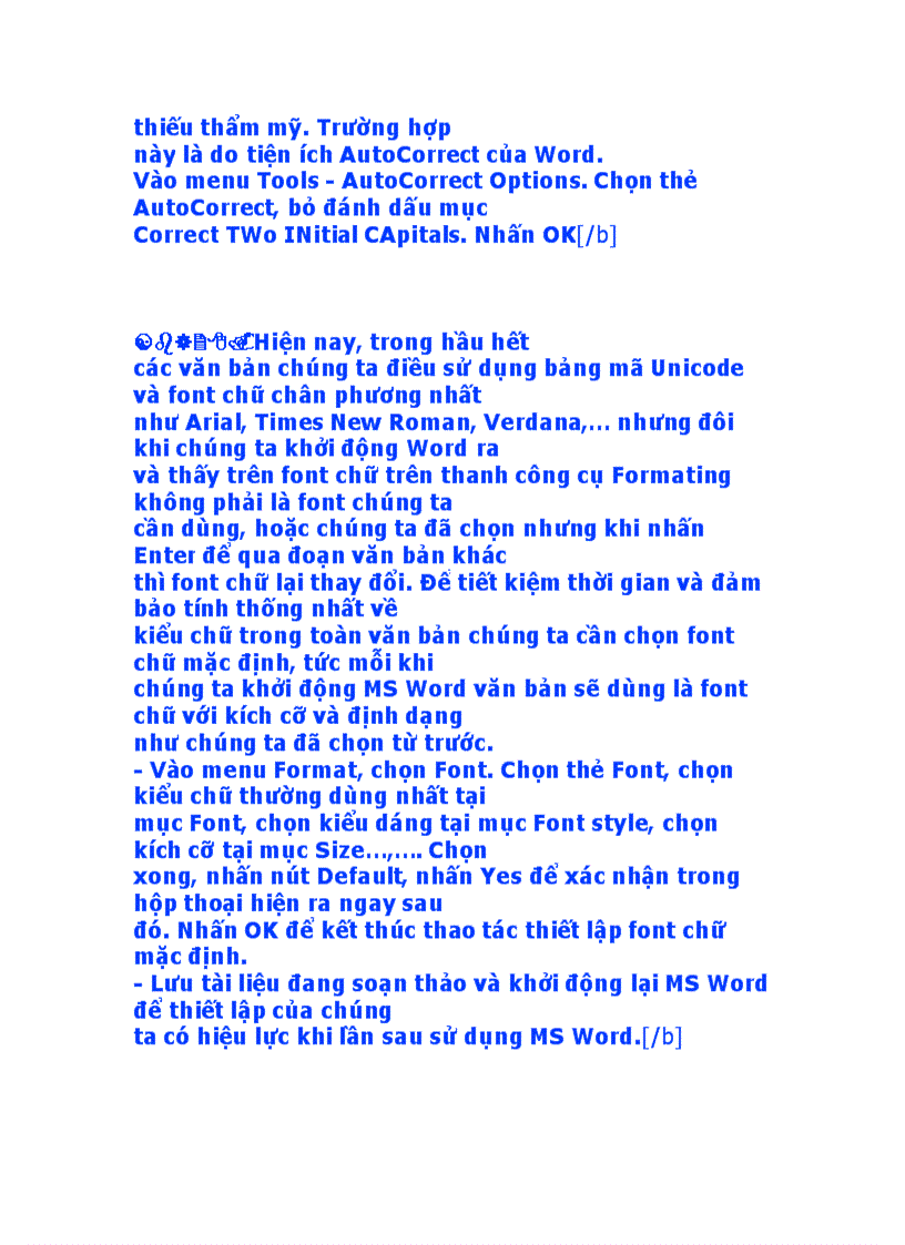 image for page Cách khắc phục lỗi khi soạn thảo văn bản trong word