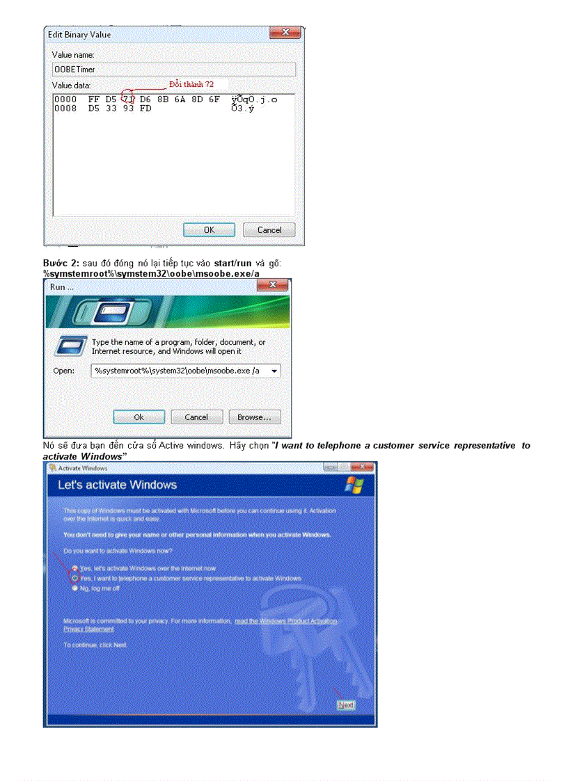 image for page Cách làm cho WindowsXP SP2 có bản quyền