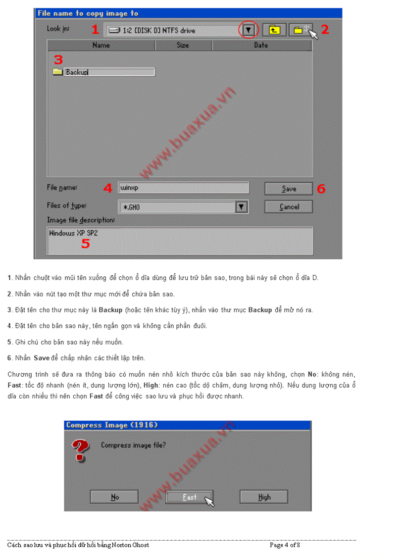 image for page Cách sao lưu và phục hồi dữ liệu bằng N G