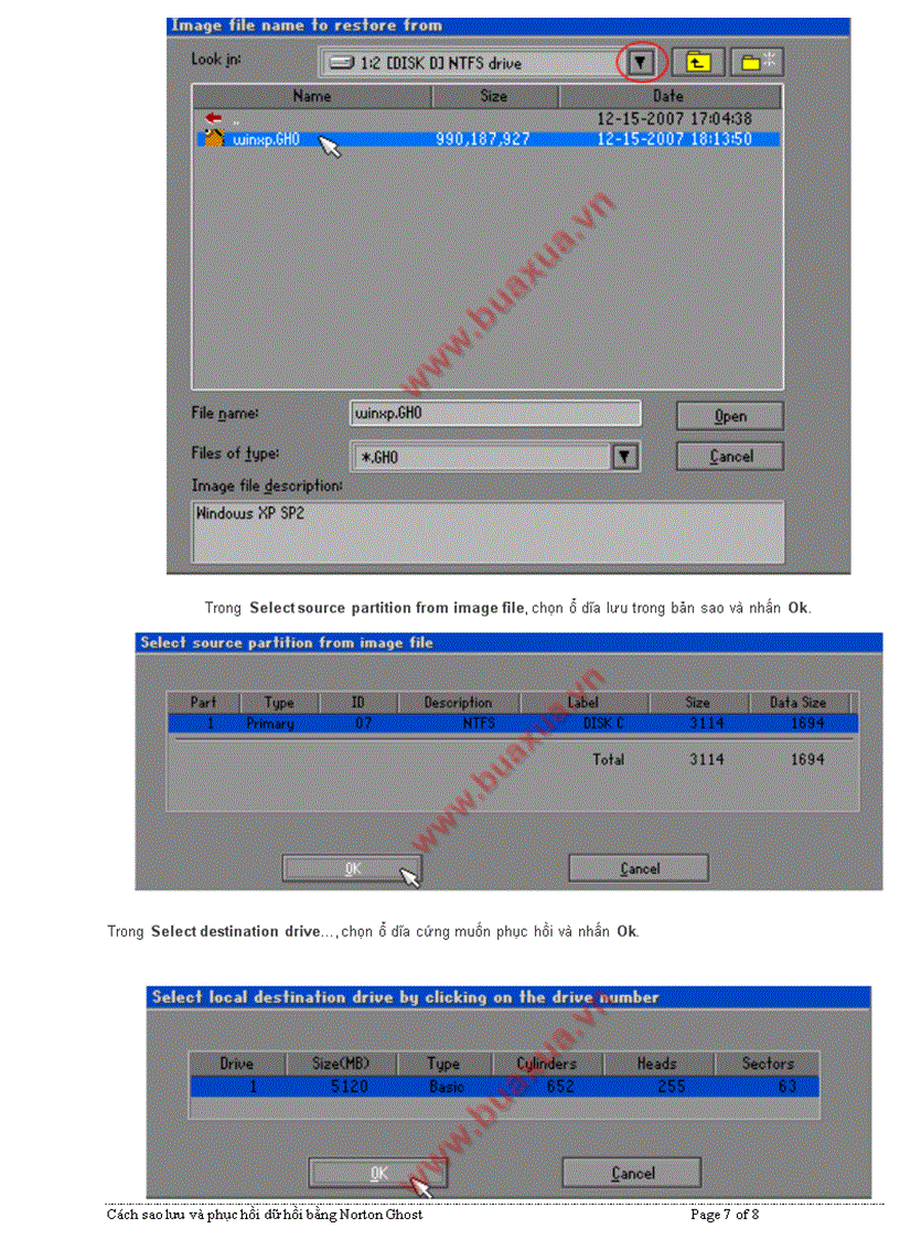 image for page Cách sao lưu và phục hồi dữ liệu bằng N G