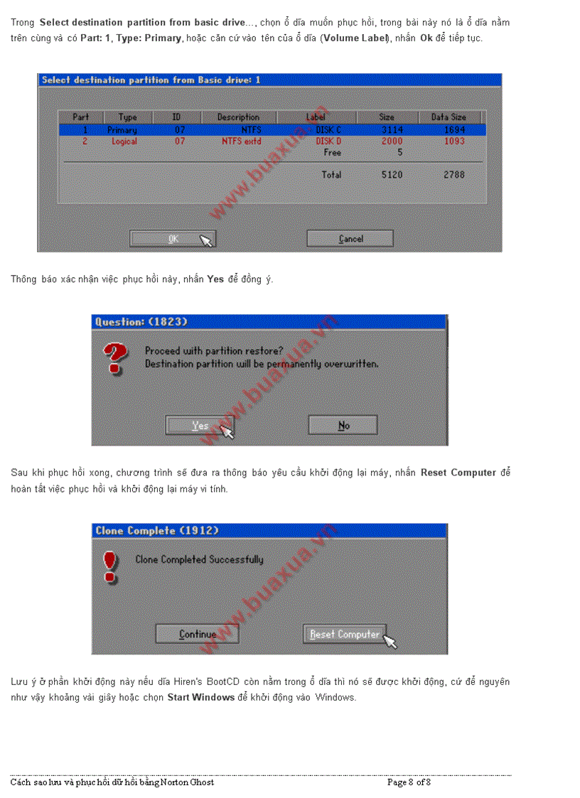 image for page Cách sao lưu và phục hồi dữ liệu bằng N G
