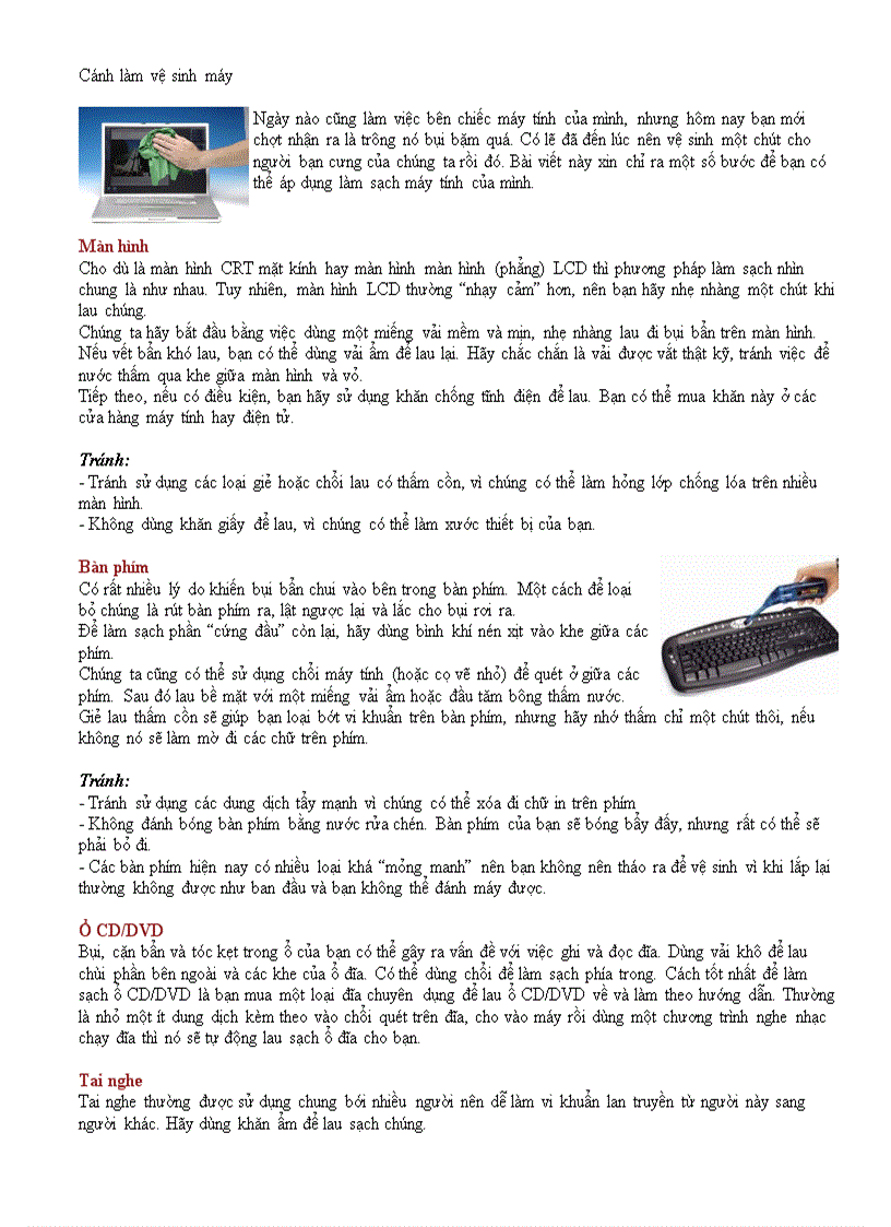 image for page Cách s dụng bvệ pin máy xách tay hay