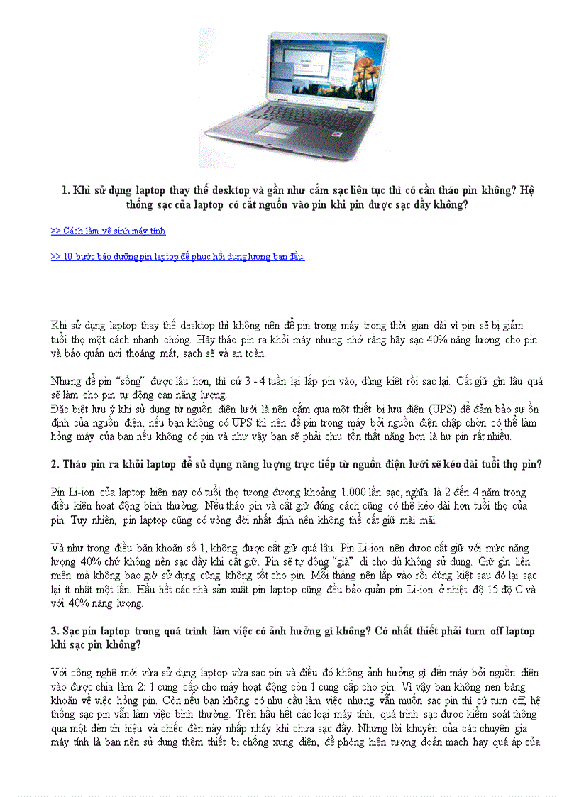 image for page Cách s dụng b vệ pin máy xách tay