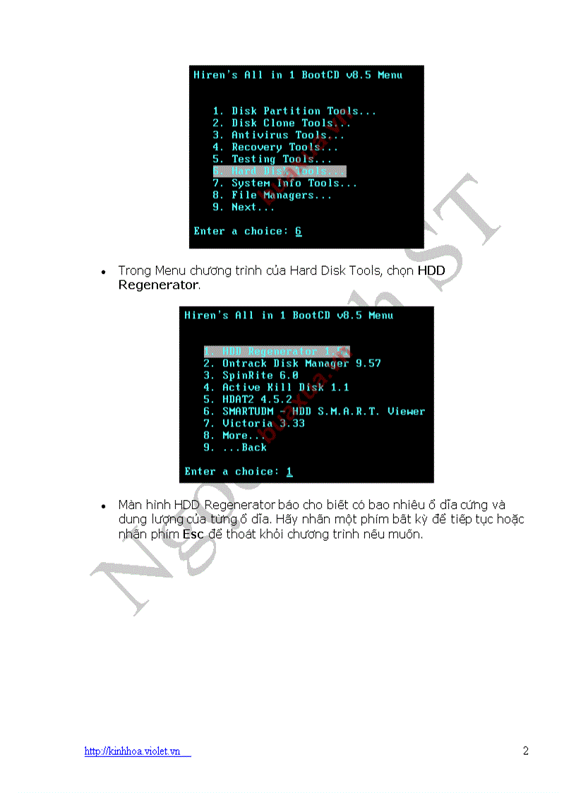 image for page Cách sửa lỗi Bad Sector của dĩa cứng bằng HDD Regenerator