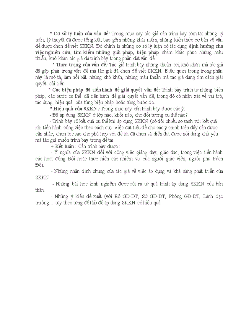 image for page Cach viet skkn hay chuan