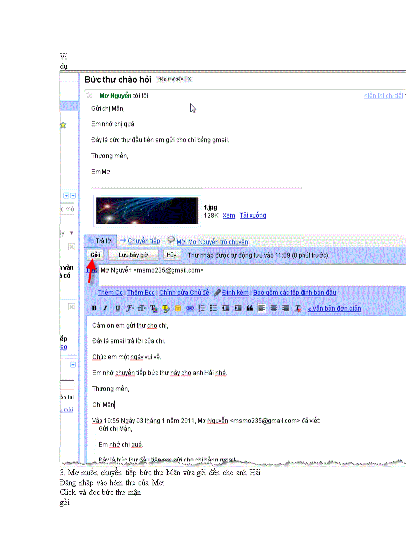 image for page Cách viết thư và gửi thư cho người khác trong Gmail