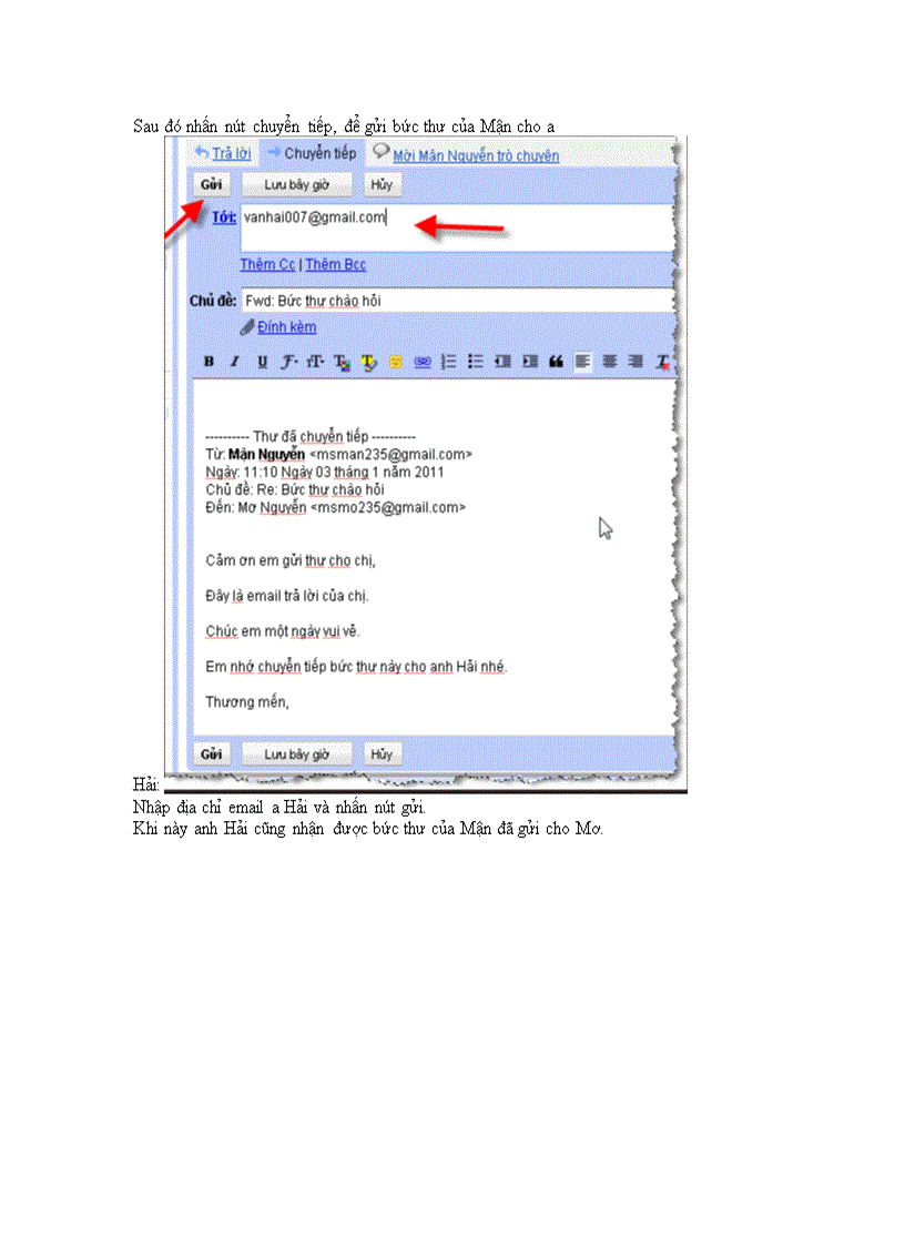 image for page Cách viết thư và gửi thư cho người khác trong Gmail