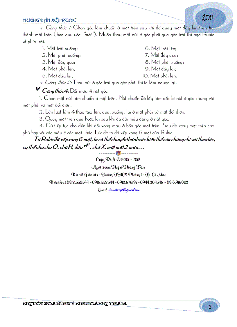 image for page Cach xep Rubik