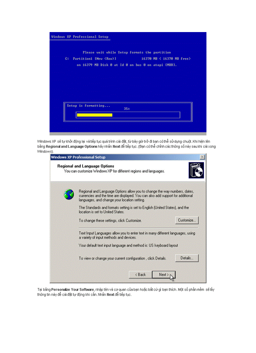 image for page Cài win XP