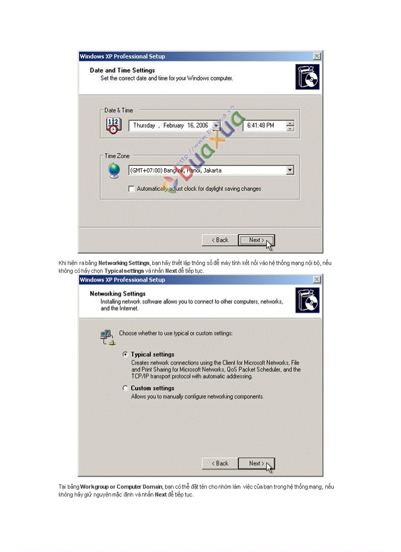 image for page Cài win XP