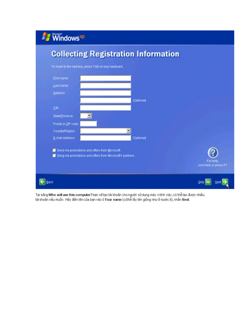 image for page Cài win XP