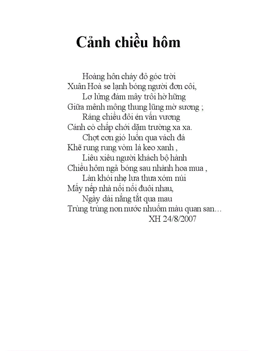 image for page Cảnh chiều hôm