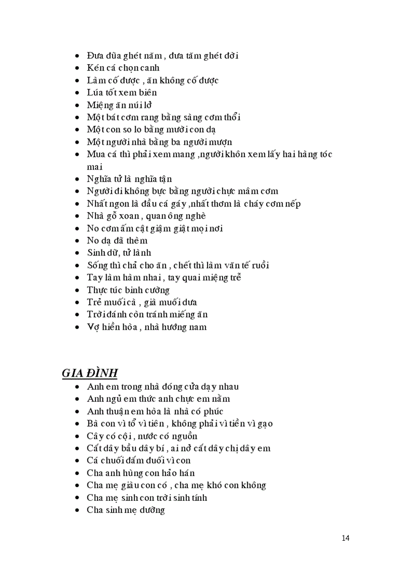 image for page Câu ca dao và tục ngữ hay