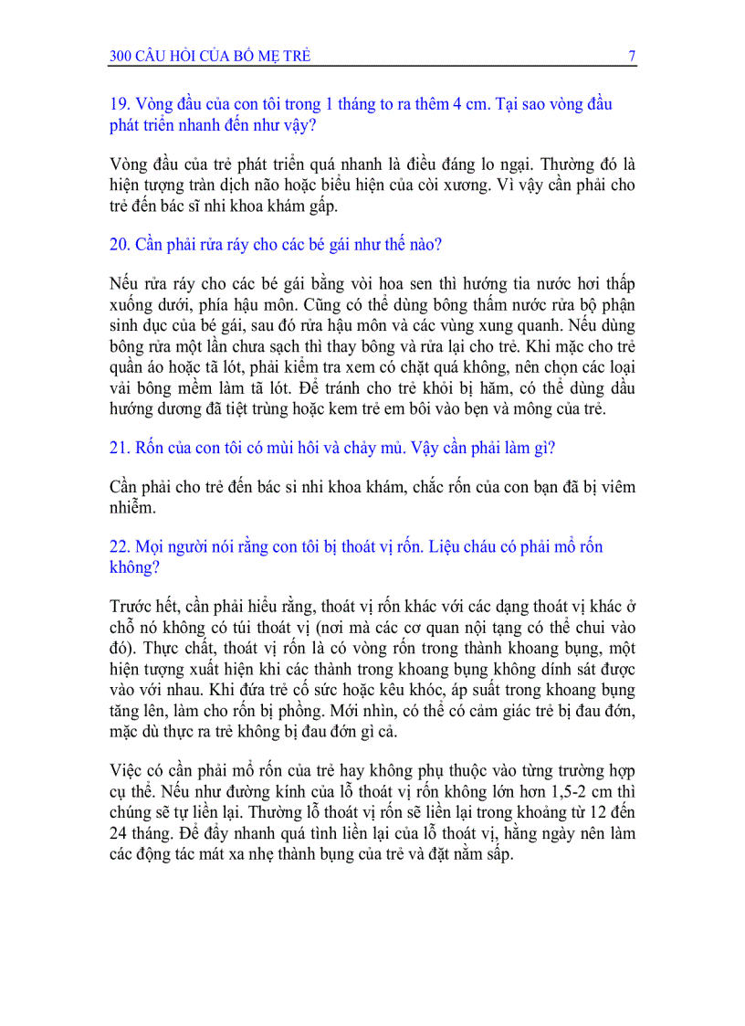 image for page Câu hỏi của bố mẹ trẻ