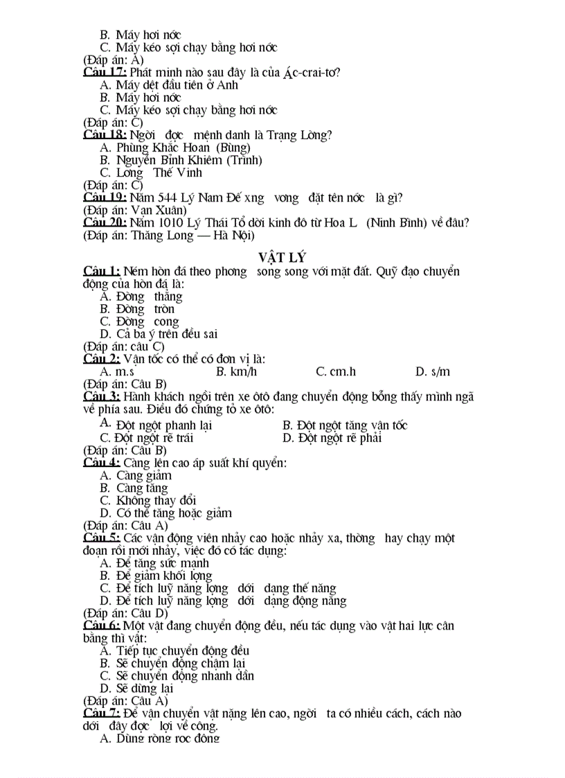 image for page Câu hỏi rung chuông vàng K8