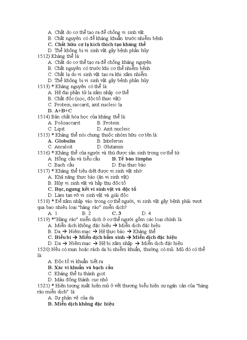 image for page Câu hỏi trắc nghiệm sinh 10 phần III