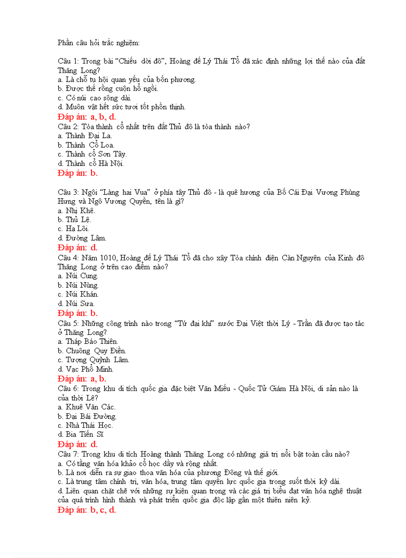 image for page Cau hoi trac nghiem