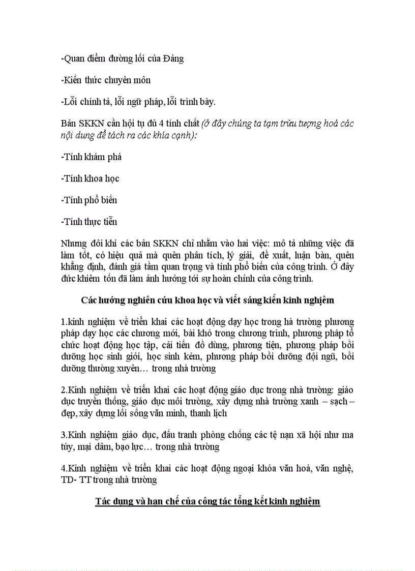 image for page Cấu trúc một sáng kiến kinh nghiệm