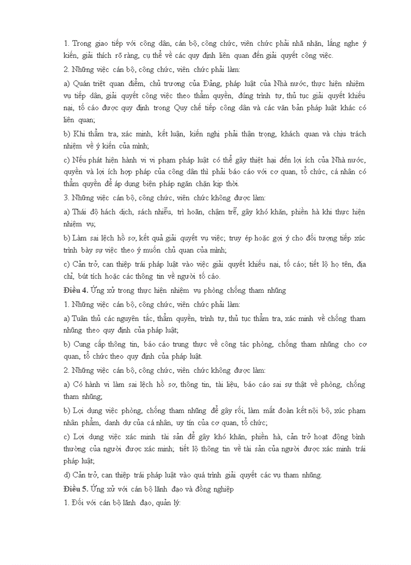 image for page CB CC Quy tắc ứng xử Bộ VH TTDL 2008