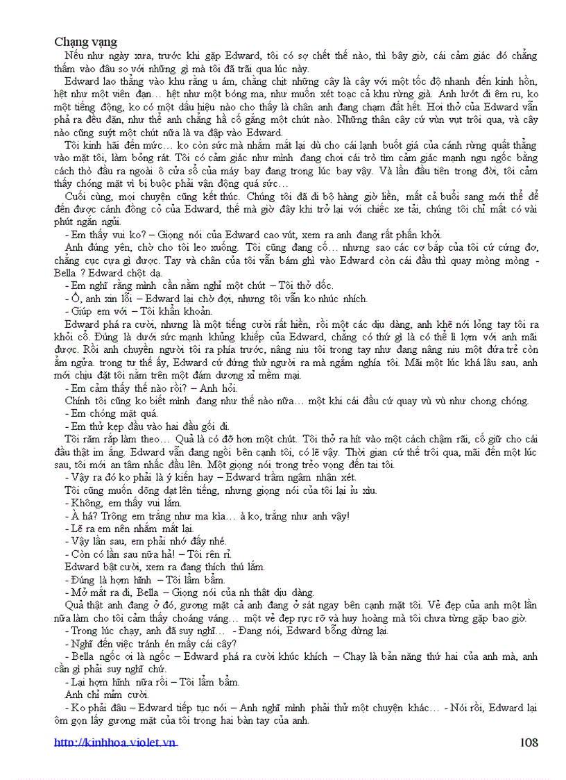 image for page Chạng vạng Tiểu thuyết