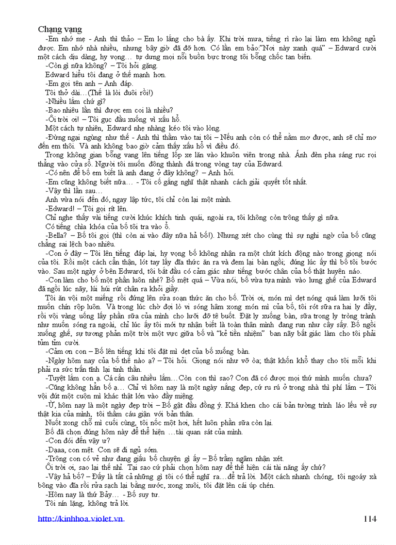 image for page Chạng vạng Tiểu thuyết