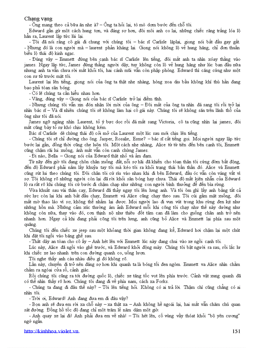 image for page Chạng vạng Tiểu thuyết