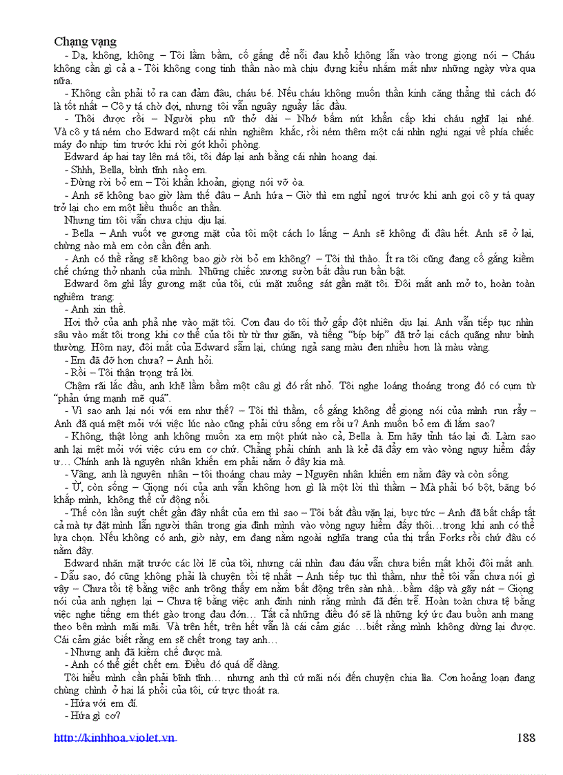 image for page Chạng vạng Tiểu thuyết