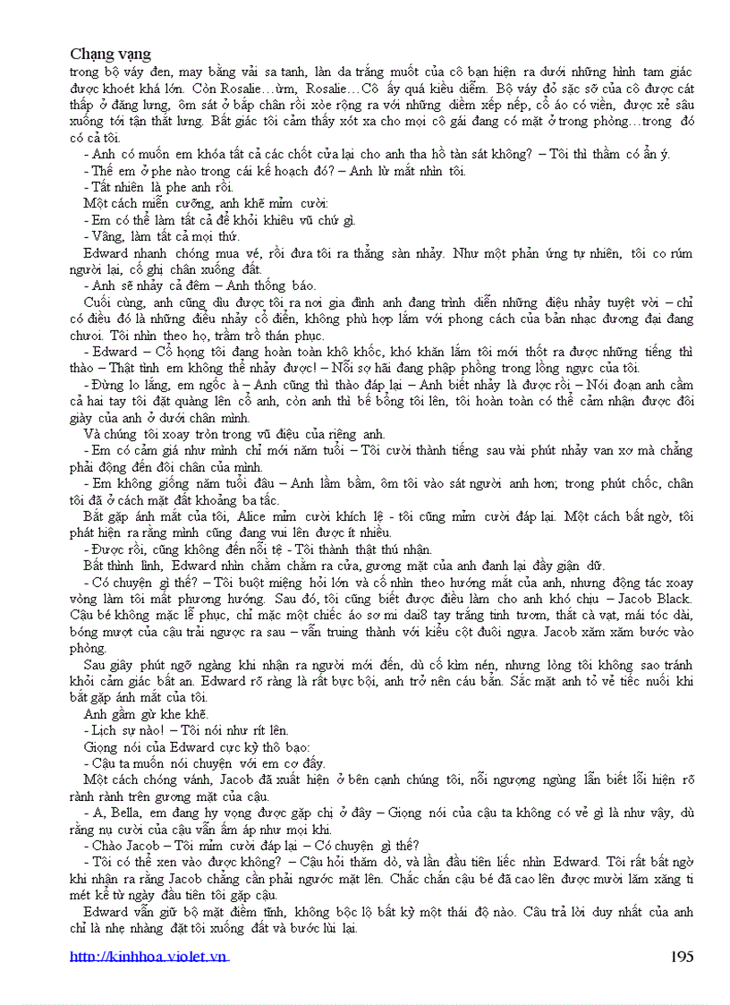 image for page Chạng vạng Tiểu thuyết