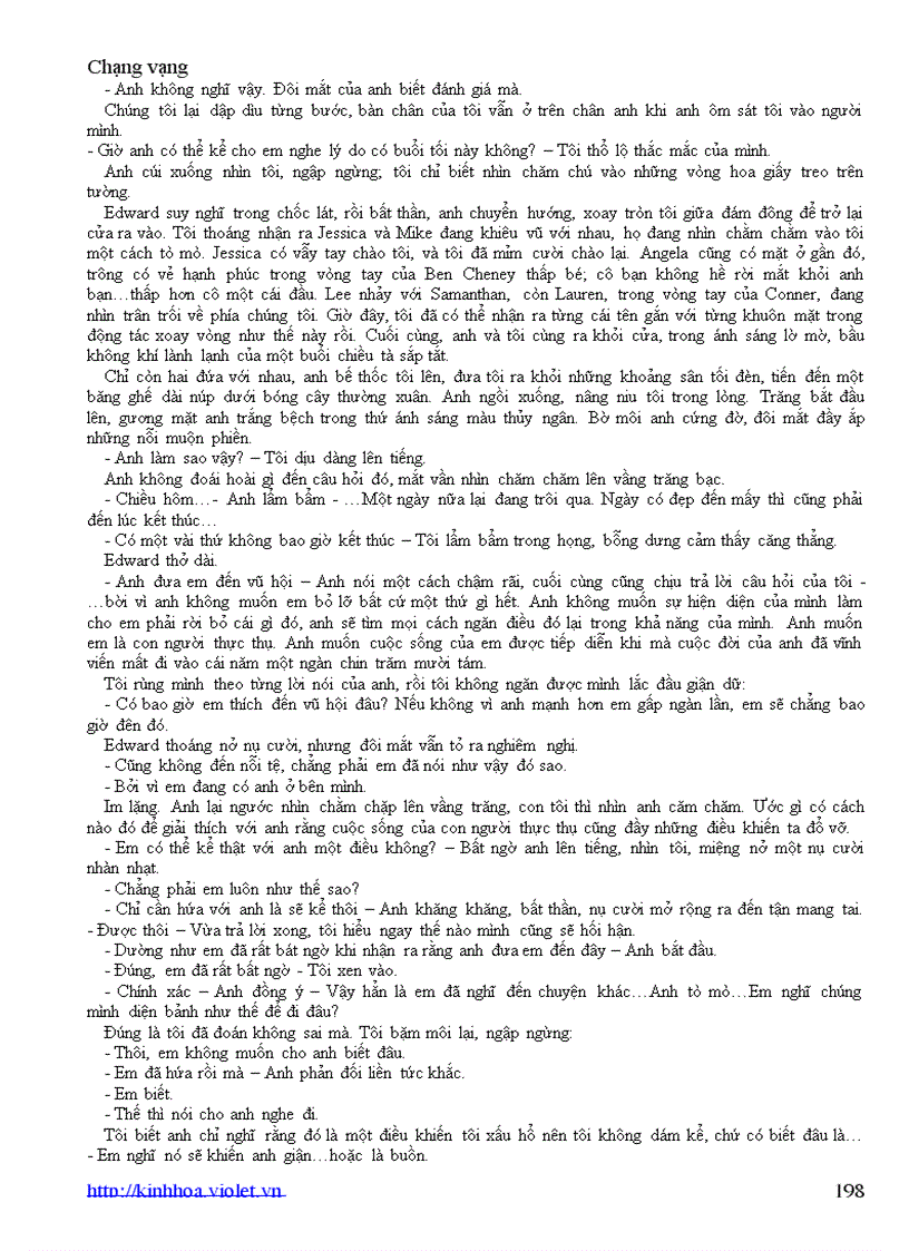 image for page Chạng vạng Tiểu thuyết