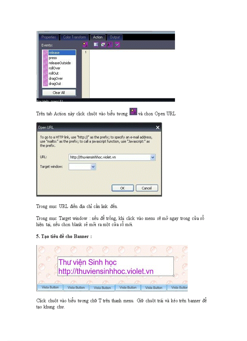 image for page Chèn code vào blog Violet một cách an toàn doc