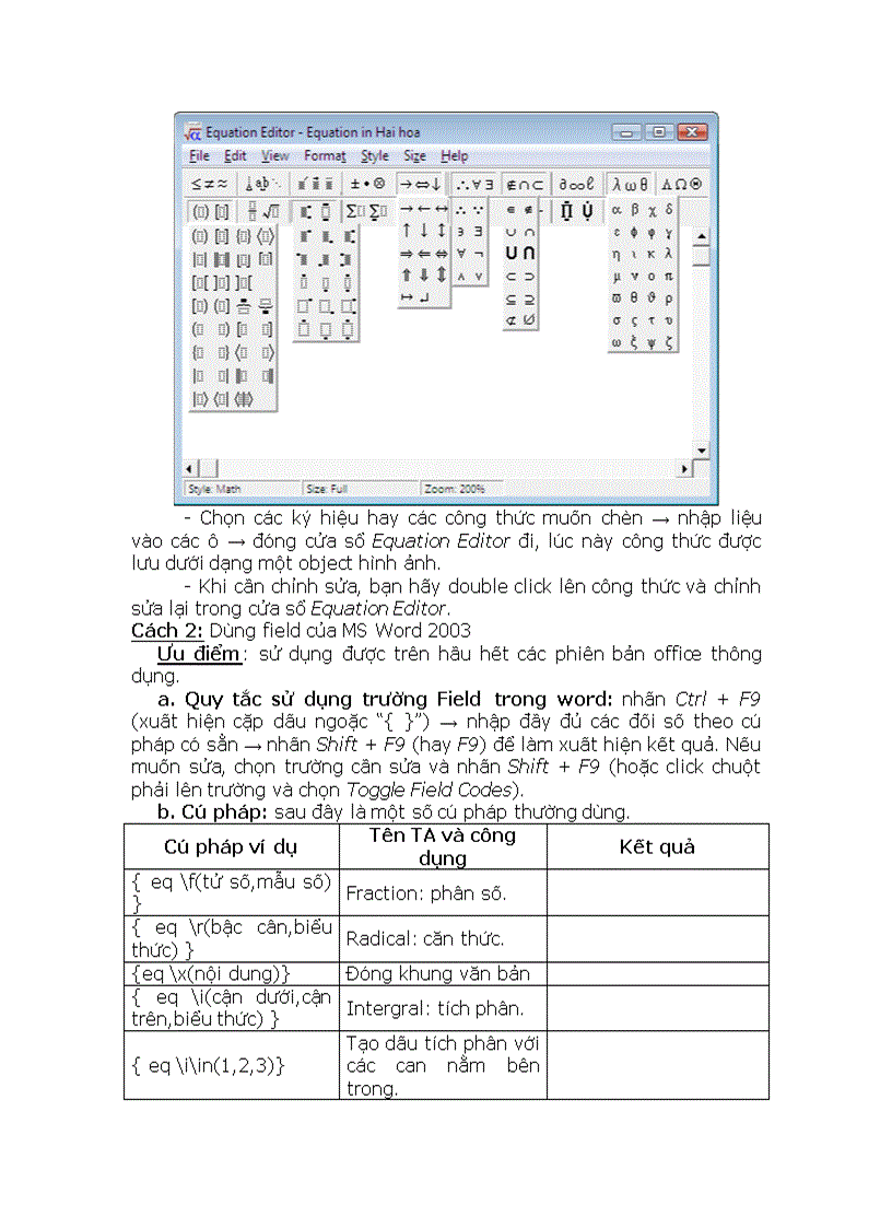 image for page Chèn ký hiệu toán học vào PPT