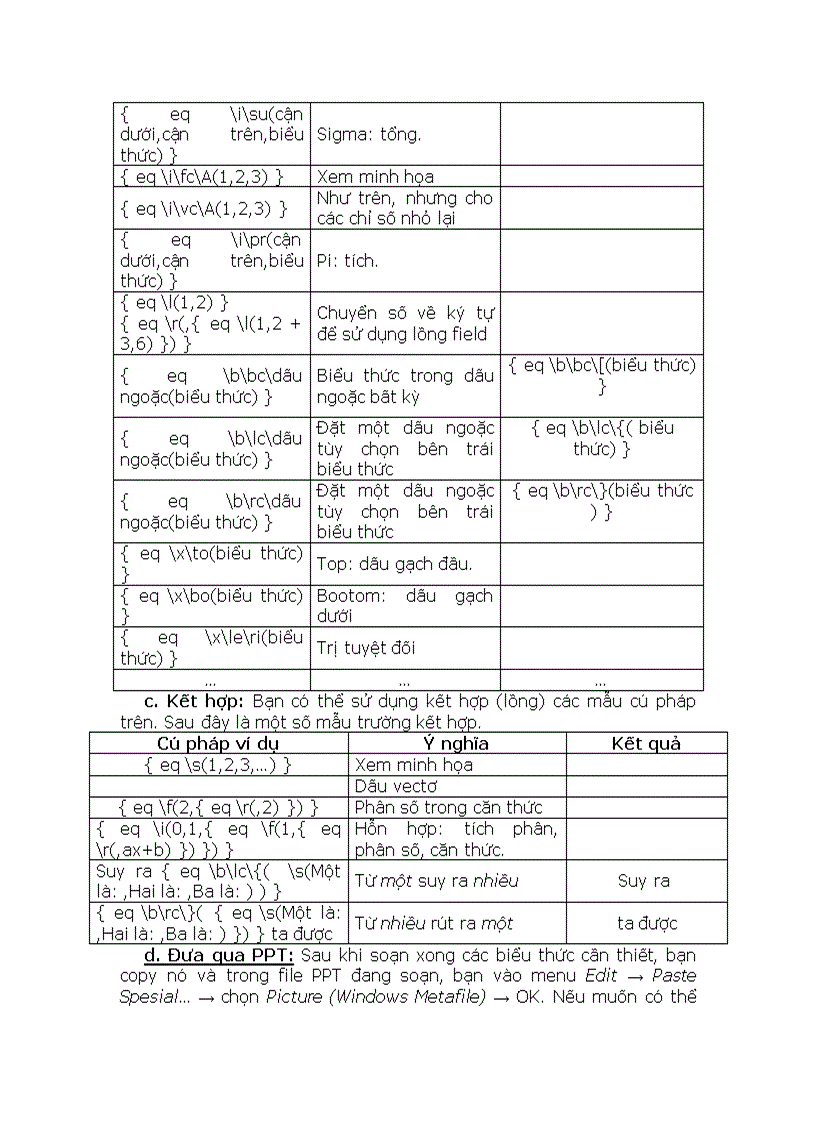 image for page Chèn ký hiệu toán học vào PPT