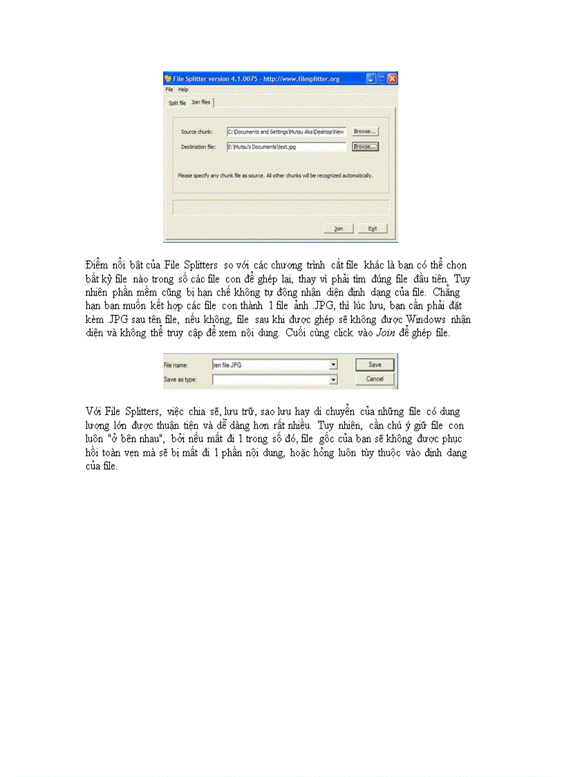image for page Chia cắt file lớn thành các file nhỏ