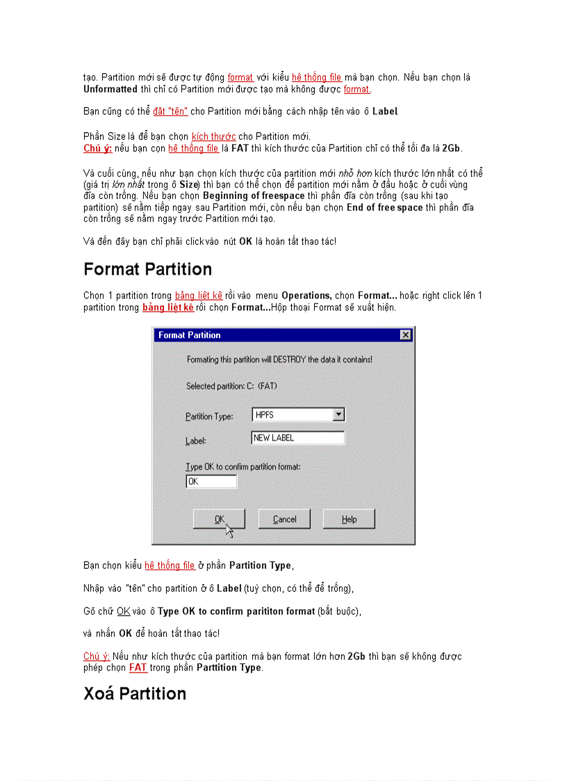 image for page Chia ổ cứng