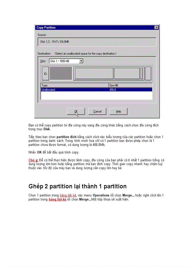 image for page Chia ổ cứng