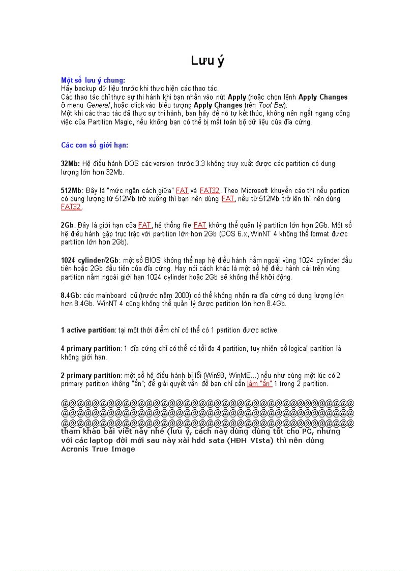 image for page Chia ổ cứng