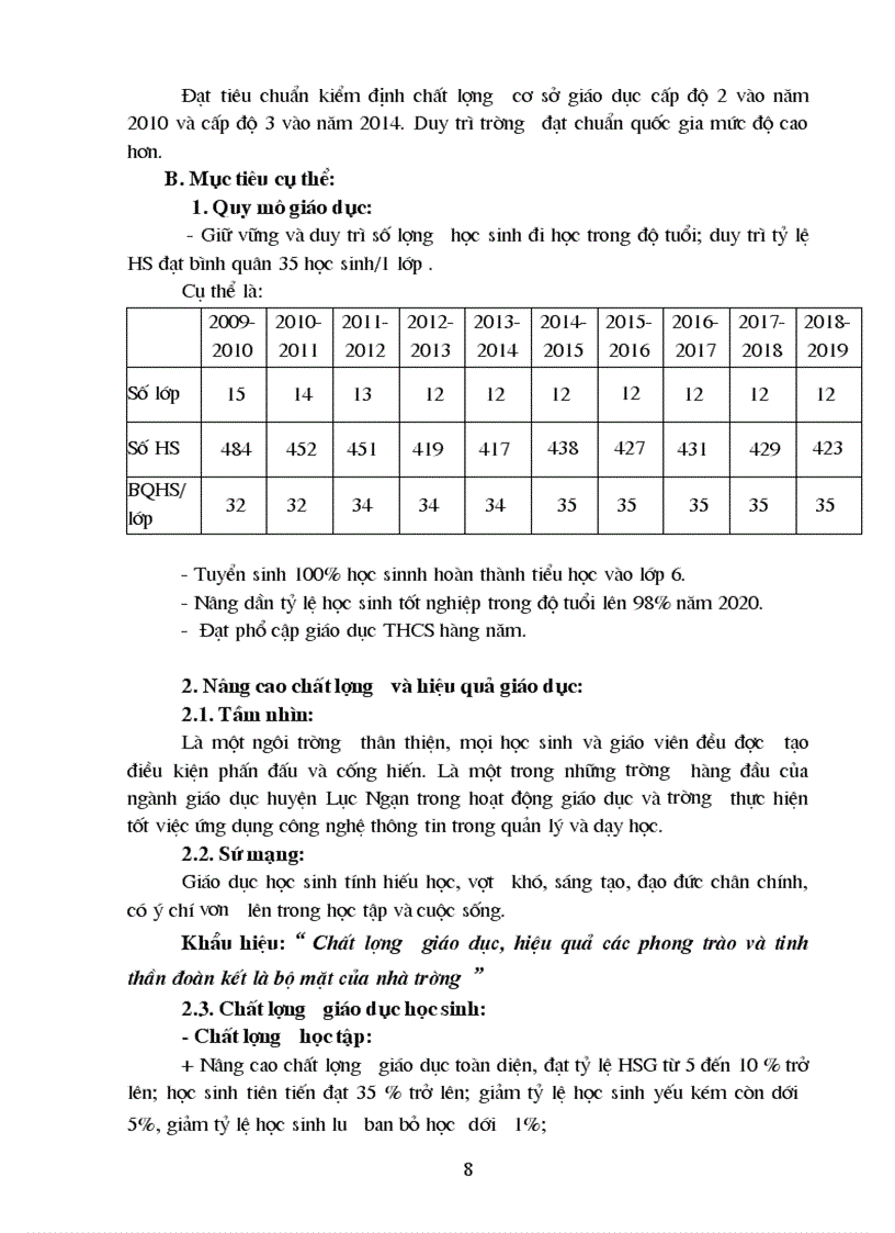 image for page Chiến lược phát triển trường THCS Tân Mộc giai đoạn 2010 2015 tầm nhìn 2020