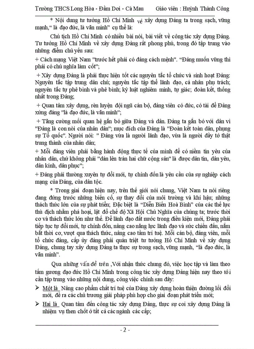 image for page Chính trị hè 2010 bài thu hoạch