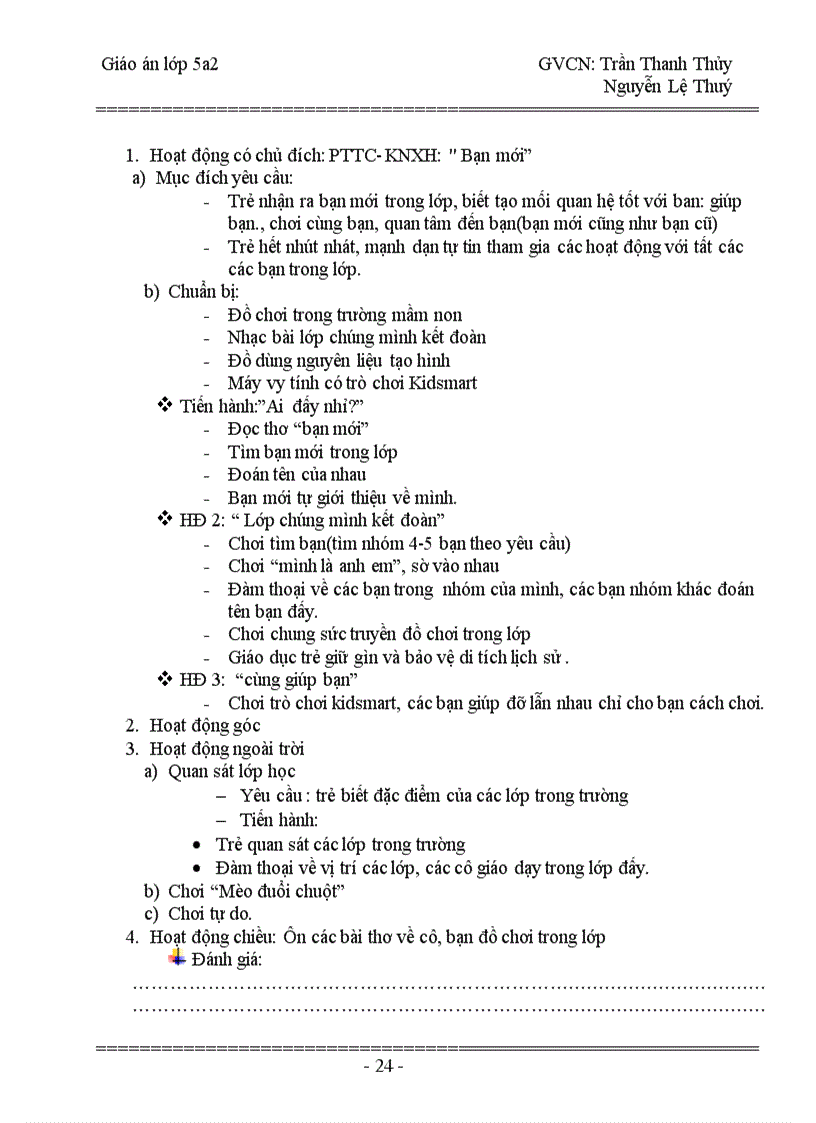 image for page Chủ đề trường mầm non